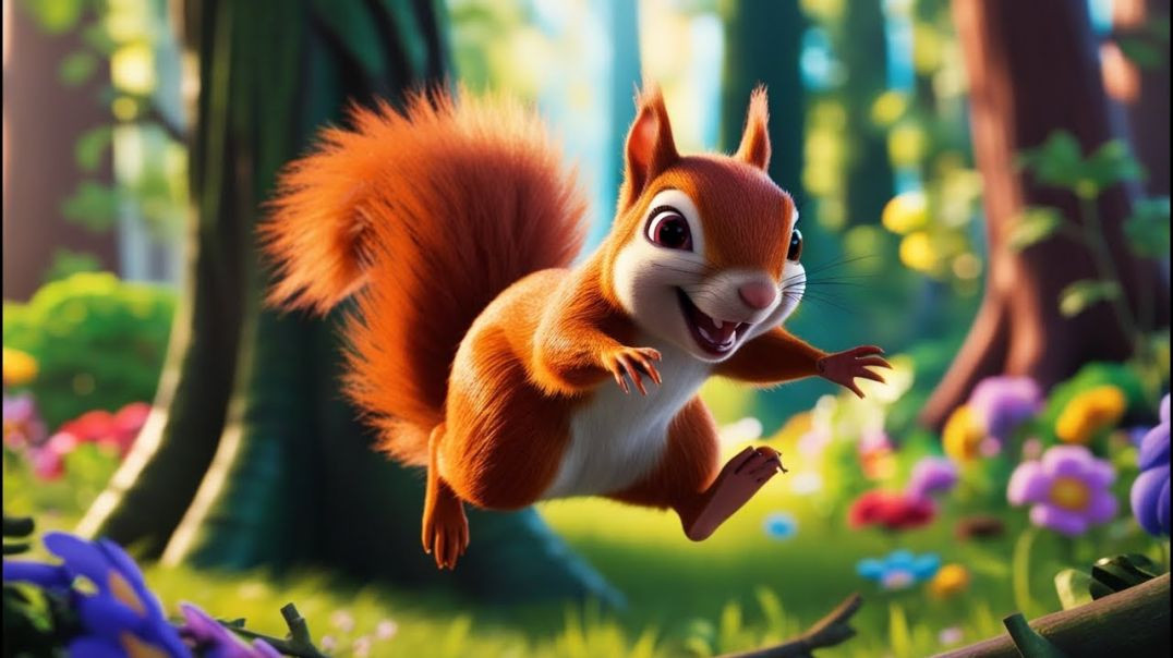 नटखट गिलहरी | Naughty Squirrel | Hindi Story For KIDS