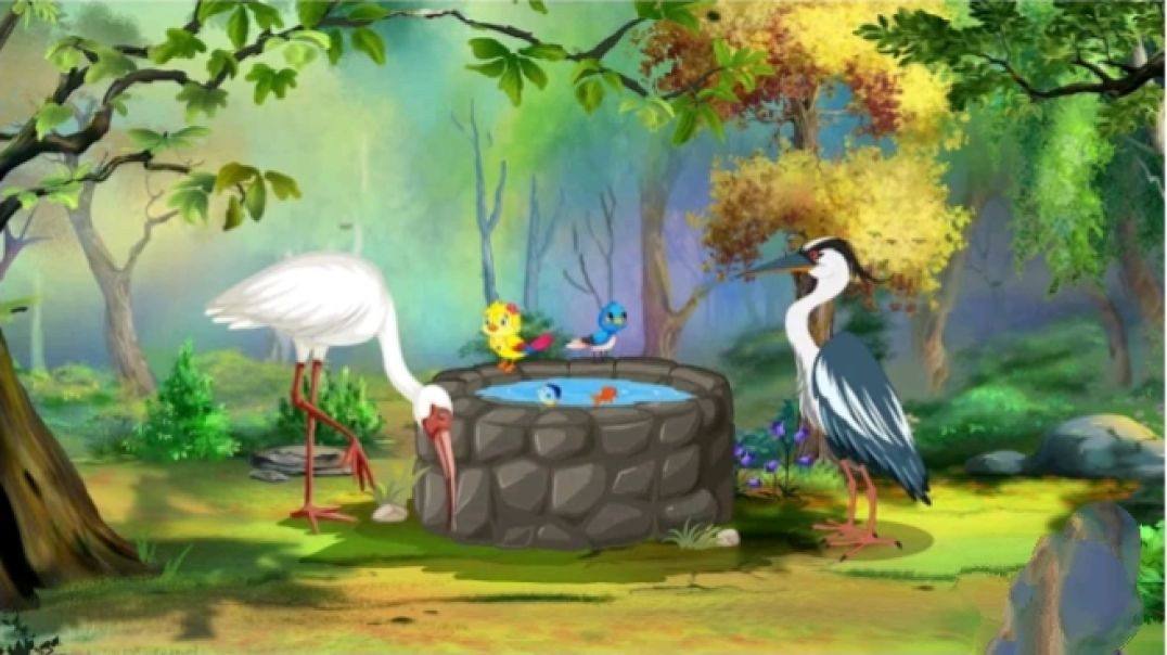 बगुला भगत और  चिड़िया _ Bird Cartoon _chiddiya wali kahani _ कार्टून _  Kauwa wala Cartoon