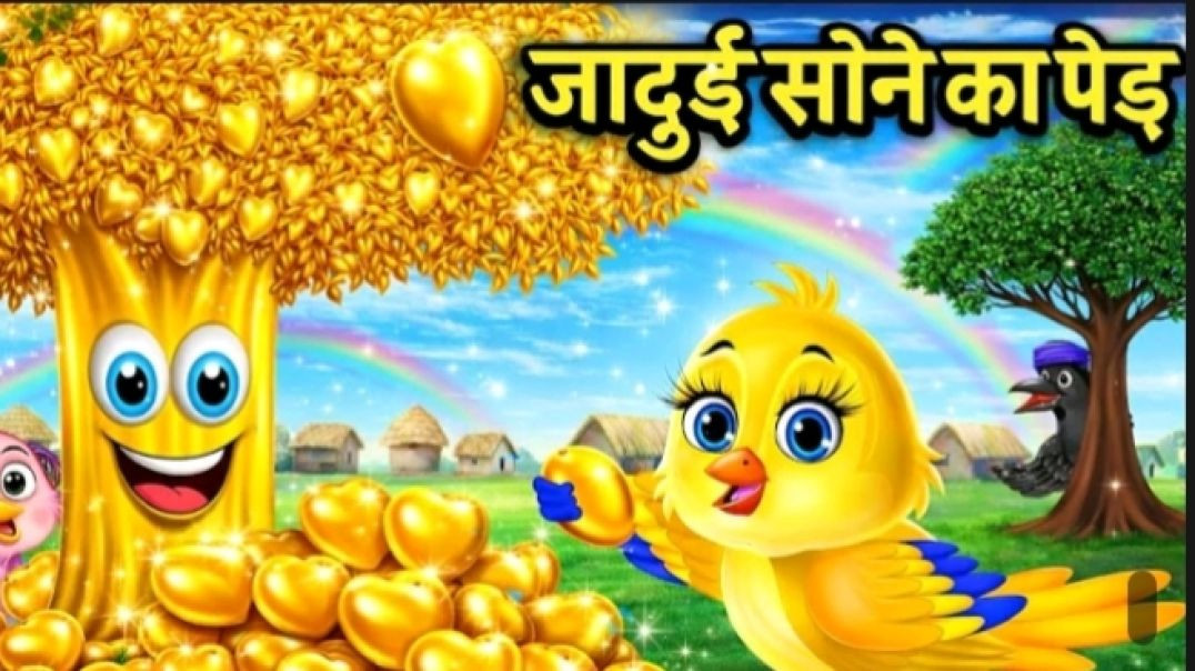 जादुई सोने का पेड़ 🌳 _ बच्चों की सबसे नई कहानी _ tuni chidiya ki kahani _ hindi k